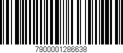 Código de barras (EAN, GTIN, SKU, ISBN): '7900001286638'