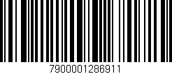 Código de barras (EAN, GTIN, SKU, ISBN): '7900001286911'