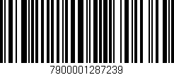 Código de barras (EAN, GTIN, SKU, ISBN): '7900001287239'