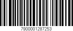 Código de barras (EAN, GTIN, SKU, ISBN): '7900001287253'