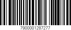 Código de barras (EAN, GTIN, SKU, ISBN): '7900001287277'