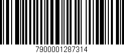 Código de barras (EAN, GTIN, SKU, ISBN): '7900001287314'