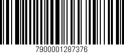 Código de barras (EAN, GTIN, SKU, ISBN): '7900001287376'