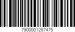 Código de barras (EAN, GTIN, SKU, ISBN): '7900001287475'