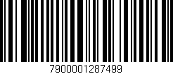 Código de barras (EAN, GTIN, SKU, ISBN): '7900001287499'