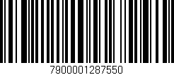 Código de barras (EAN, GTIN, SKU, ISBN): '7900001287550'