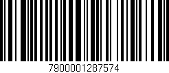 Código de barras (EAN, GTIN, SKU, ISBN): '7900001287574'