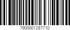 Código de barras (EAN, GTIN, SKU, ISBN): '7900001287710'