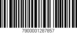 Código de barras (EAN, GTIN, SKU, ISBN): '7900001287857'