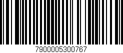 Código de barras (EAN, GTIN, SKU, ISBN): '7900005300767'