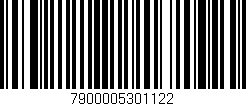 Código de barras (EAN, GTIN, SKU, ISBN): '7900005301122'