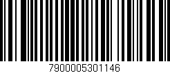 Código de barras (EAN, GTIN, SKU, ISBN): '7900005301146'