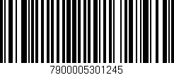 Código de barras (EAN, GTIN, SKU, ISBN): '7900005301245'