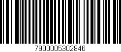 Código de barras (EAN, GTIN, SKU, ISBN): '7900005302846'