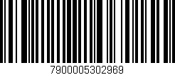 Código de barras (EAN, GTIN, SKU, ISBN): '7900005302969'