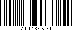 Código de barras (EAN, GTIN, SKU, ISBN): '7900036795068'