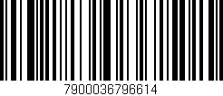 Código de barras (EAN, GTIN, SKU, ISBN): '7900036796614'