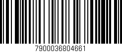 Código de barras (EAN, GTIN, SKU, ISBN): '7900036804661'