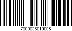 Código de barras (EAN, GTIN, SKU, ISBN): '7900036819085'