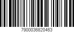 Código de barras (EAN, GTIN, SKU, ISBN): '7900036820463'