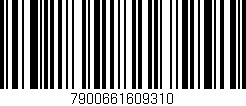 Código de barras (EAN, GTIN, SKU, ISBN): '7900661609310'