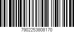 Código de barras (EAN, GTIN, SKU, ISBN): '7902253808170'