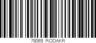 Código de barras (EAN, GTIN, SKU, ISBN): '79069_RODAKR'