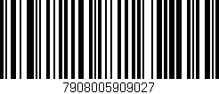 Código de barras (EAN, GTIN, SKU, ISBN): '7908005909027'