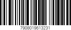 Código de barras (EAN, GTIN, SKU, ISBN): '7908019613231'