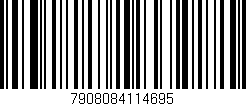 Código de barras (EAN, GTIN, SKU, ISBN): '7908084114695'