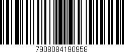 Código de barras (EAN, GTIN, SKU, ISBN): '7908084190958'
