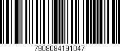 Código de barras (EAN, GTIN, SKU, ISBN): '7908084191047'