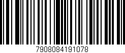 Código de barras (EAN, GTIN, SKU, ISBN): '7908084191078'