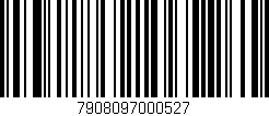 Código de barras (EAN, GTIN, SKU, ISBN): '7908097000527'