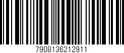Código de barras (EAN, GTIN, SKU, ISBN): '7908136212911'