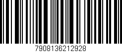Código de barras (EAN, GTIN, SKU, ISBN): '7908136212928'