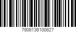 Código de barras (EAN, GTIN, SKU, ISBN): '7908138100827'