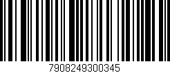 Código de barras (EAN, GTIN, SKU, ISBN): '7908249300345'