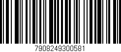 Código de barras (EAN, GTIN, SKU, ISBN): '7908249300581'