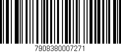 Código de barras (EAN, GTIN, SKU, ISBN): '7908380007271'