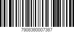 Código de barras (EAN, GTIN, SKU, ISBN): '7908380007387'