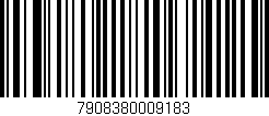 Código de barras (EAN, GTIN, SKU, ISBN): '7908380009183'