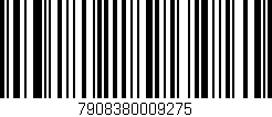 Código de barras (EAN, GTIN, SKU, ISBN): '7908380009275'