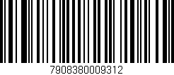 Código de barras (EAN, GTIN, SKU, ISBN): '7908380009312'