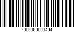 Código de barras (EAN, GTIN, SKU, ISBN): '7908380009404'