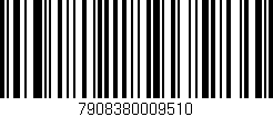 Código de barras (EAN, GTIN, SKU, ISBN): '7908380009510'