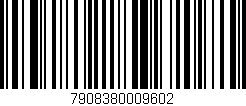 Código de barras (EAN, GTIN, SKU, ISBN): '7908380009602'