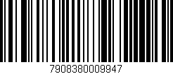 Código de barras (EAN, GTIN, SKU, ISBN): '7908380009947'