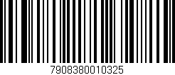 Código de barras (EAN, GTIN, SKU, ISBN): '7908380010325'