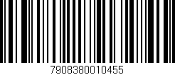 Código de barras (EAN, GTIN, SKU, ISBN): '7908380010455'